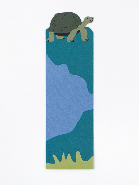 Закладка фигурная "ЗМ. Черепаха" 606x758